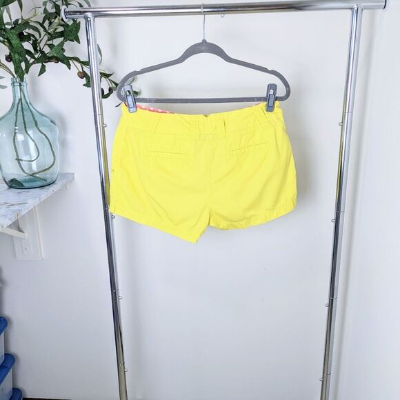 Neon Yellow J. Crew Factory Chino Shorts - Picture 4 of 11